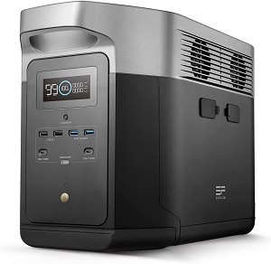 EF ECOFLOW Quiet Solar Powered Generator for Home Use.