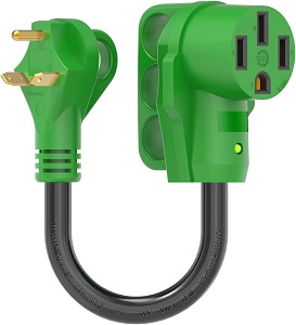 RVGUARD 30 Amp to 50 Amp RV Adapter Cord.